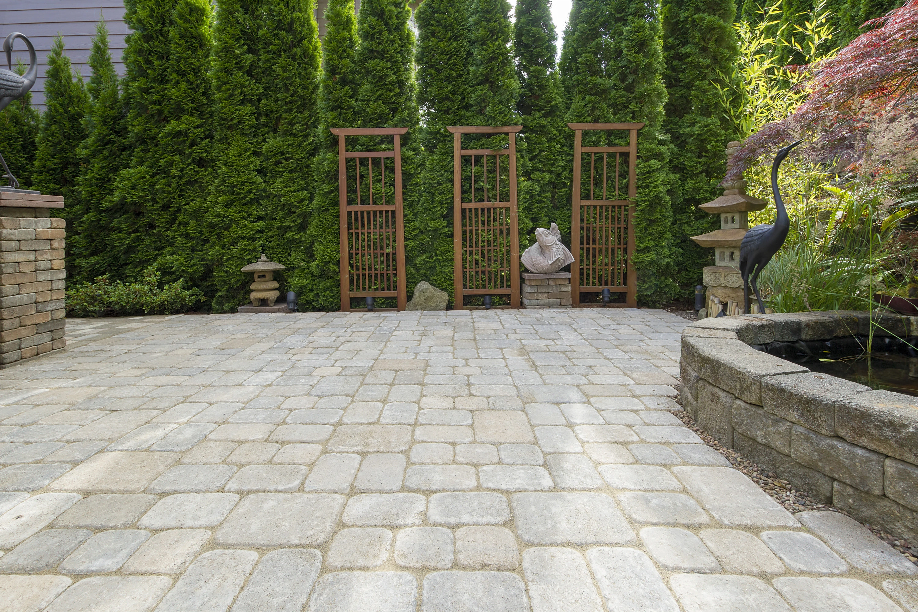 New back yard landscaping installation in Sudbury, %%state.